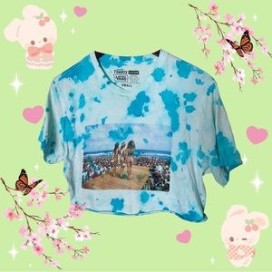Vans tie dye crop top